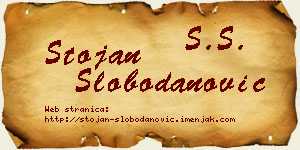 Stojan Slobodanović vizit kartica